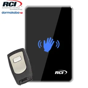 RCI 910TC Touchless Switch For The Activation Of Automatic Doors - w/ Receiver Module & Remote Transmitter (KIT)