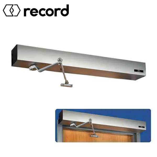 Record - EZ 36 Wireless Automatic Door Kit - PULL Arm - Universal Straight Arm - 39" Header (36" Door) - Clear Coat - - For Single Doors