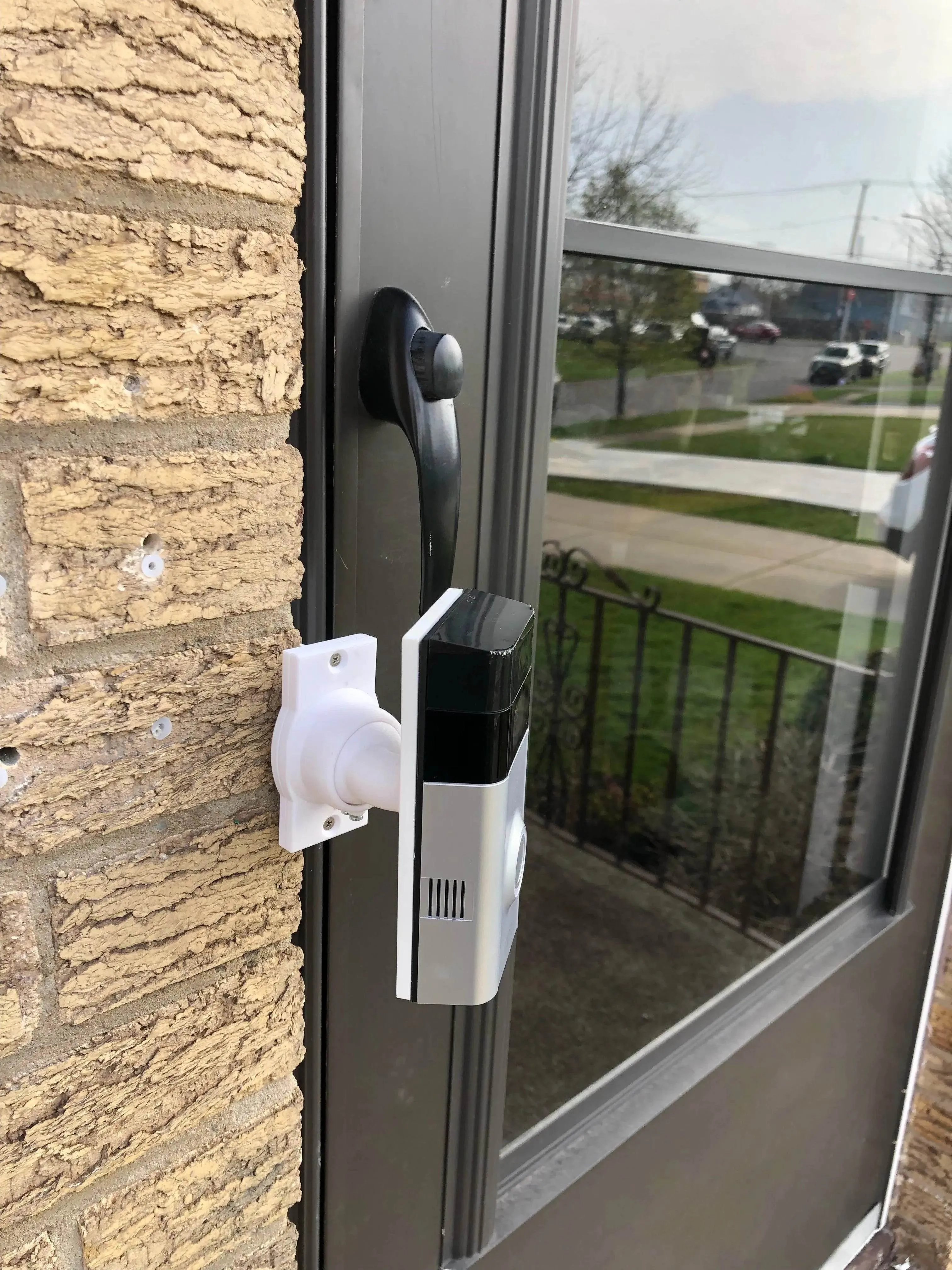 Ring 2/3/4/Plus Battery Doorbell Brick Extension with Adjustable Mount 15-90 Degree