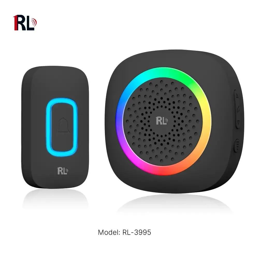 RL-3995 doorbell Battery-powered wireless doorbell with shining LED display Door bell