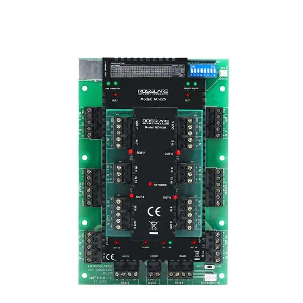 Rosslare - AC225 - Expandable Networked Access Control - PCBA Only - 2 Readers - RS-485 - 30K Users - 20K Event History - 12VDC