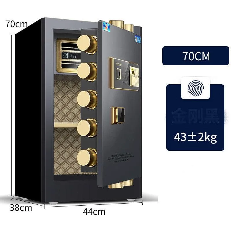 Safes 10mm Door Thick 53L Fingerprint Digital Security Box - Electronic Safety Lock Box