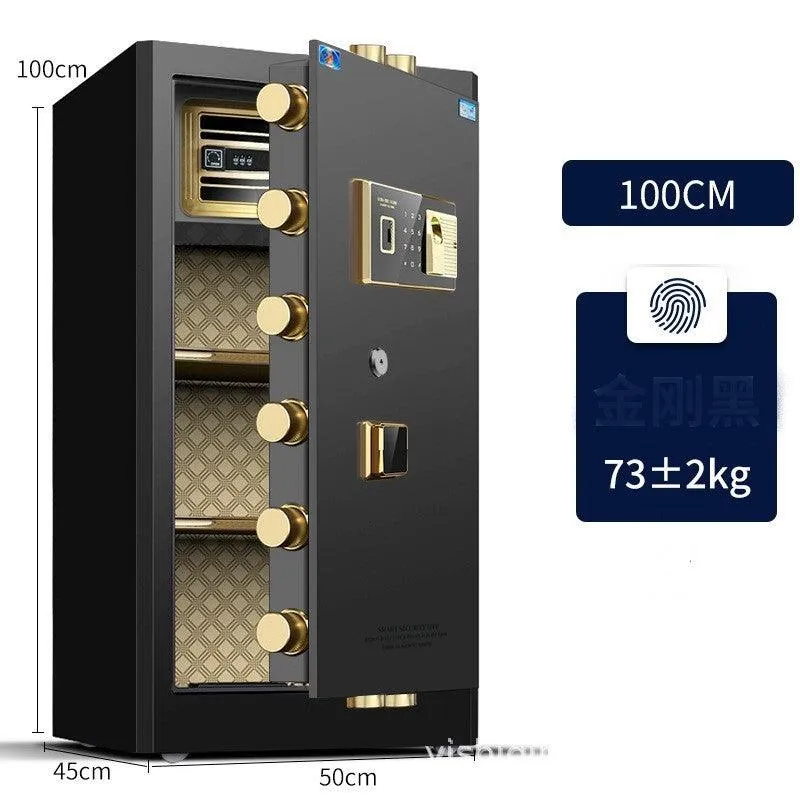 Safes 10mm Door Thick 73kg Fingerprint Digital Security Box - Electronic Safety Lock Box