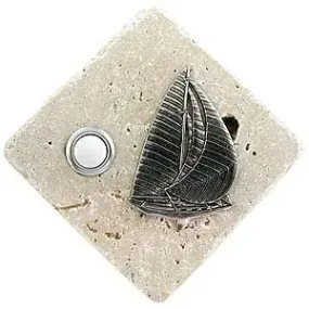 Sailboat Stone Doorbell