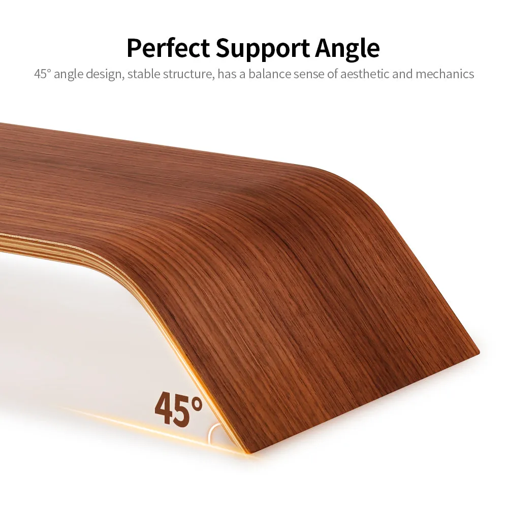 SAMDI Wooden Stand - All-in-One Monitor/Laptop Holder for iMac