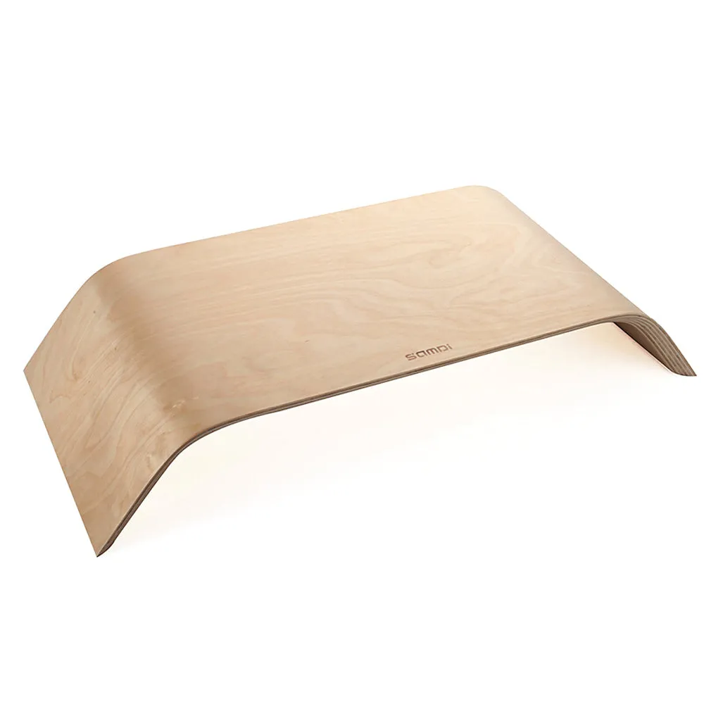 SAMDI Wooden Stand - All-in-One Monitor/Laptop Holder for iMac