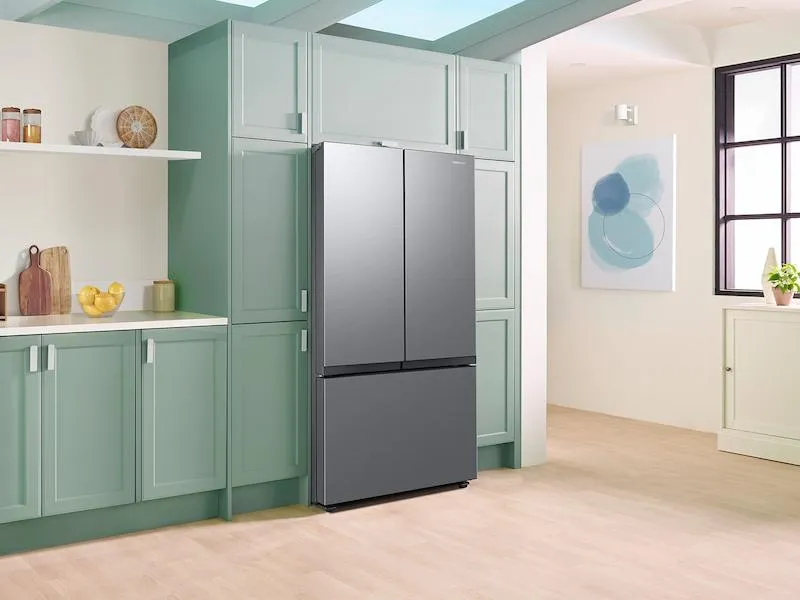Samsung RF27CG5010S9AA 27 cu. ft. Counter Depth Mega Capacity 3-Door French Door Refrigerator with Dual Auto Ice Maker in a Stainless Look