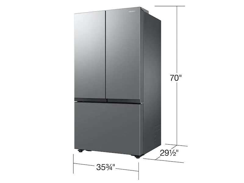Samsung RF27CG5010S9AA 27 cu. ft. Counter Depth Mega Capacity 3-Door French Door Refrigerator with Dual Auto Ice Maker in a Stainless Look