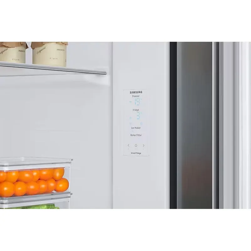 Samsung Series 7 634L No Frost American Fridge Freezer - Silver | RS68CG882ES9EU
