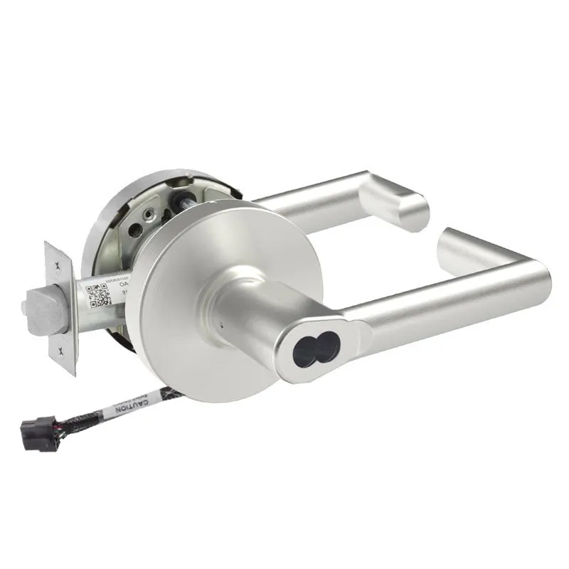 Sargent 70-10XG70-LMW Fail Safe Cylindrical Electromechanical Lock, SFIC Less Core, L Rose, MW Lever, Grade 1