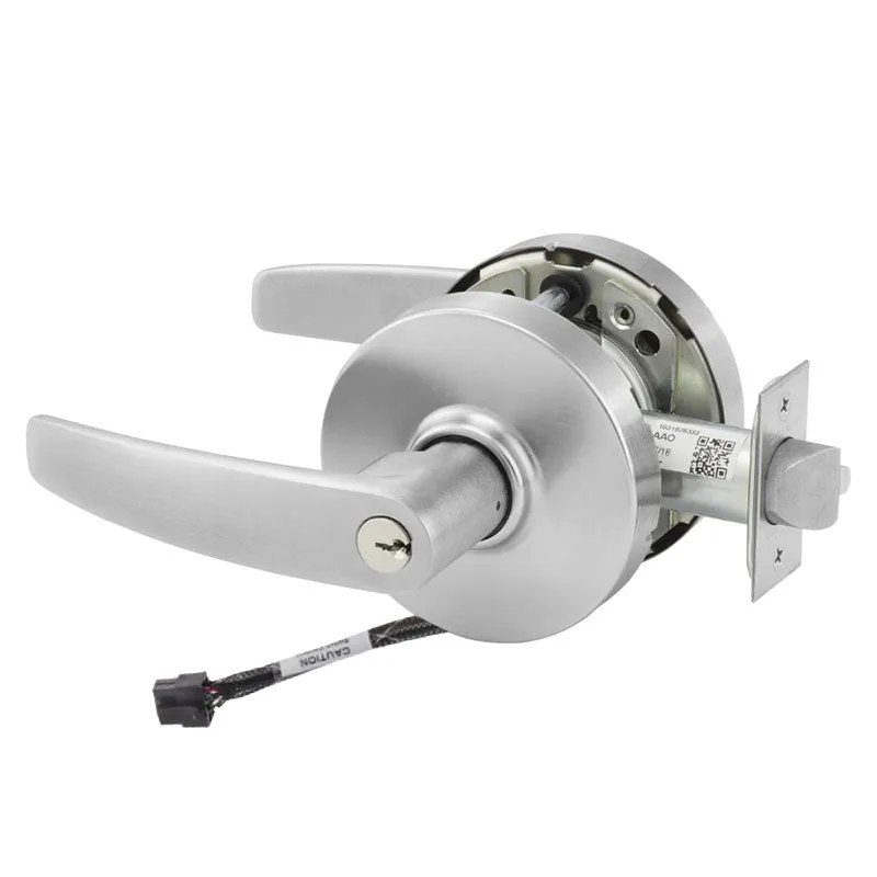 Sargent RX-10XG70-LB Fail Safe Cylindrical Electromechanical Lock - Request to Exit, LA Keyway, L Rose, B Lever, Grade 1