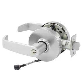 Sargent RX-10XG70-LL Fail Safe Cylindrical Electromechanical Lock - Request to Exit, LA Keyway, L Rose, L Lever, Grade 1