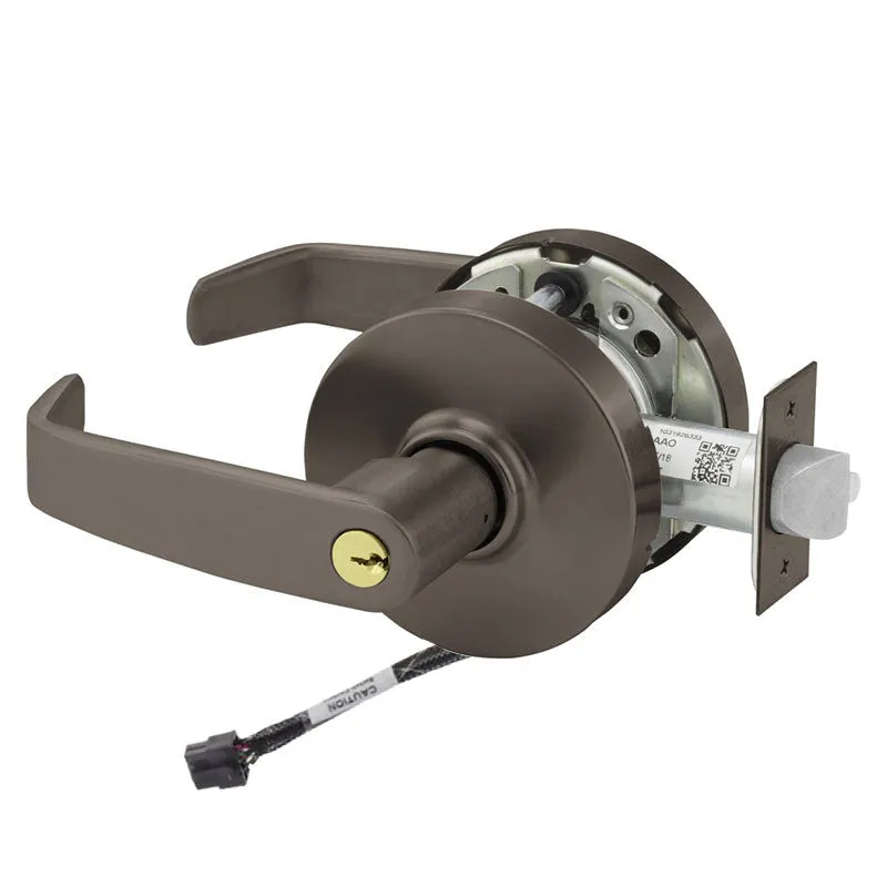 Sargent RX-10XG70-LL Fail Safe Cylindrical Electromechanical Lock - Request to Exit, LA Keyway, L Rose, L Lever, Grade 1