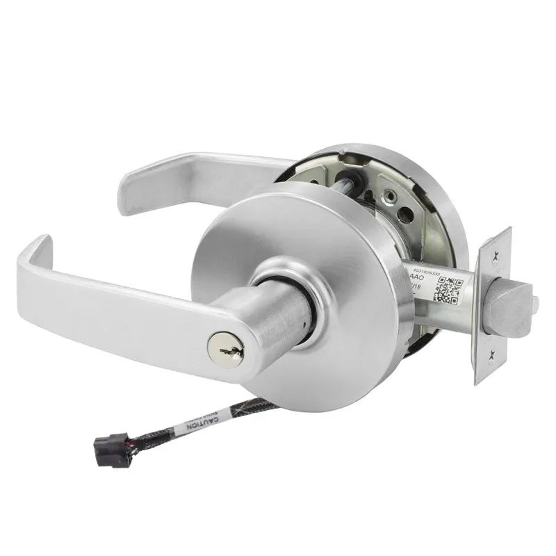 Sargent RX-10XG70-LL Fail Safe Cylindrical Electromechanical Lock - Request to Exit, LA Keyway, L Rose, L Lever, Grade 1
