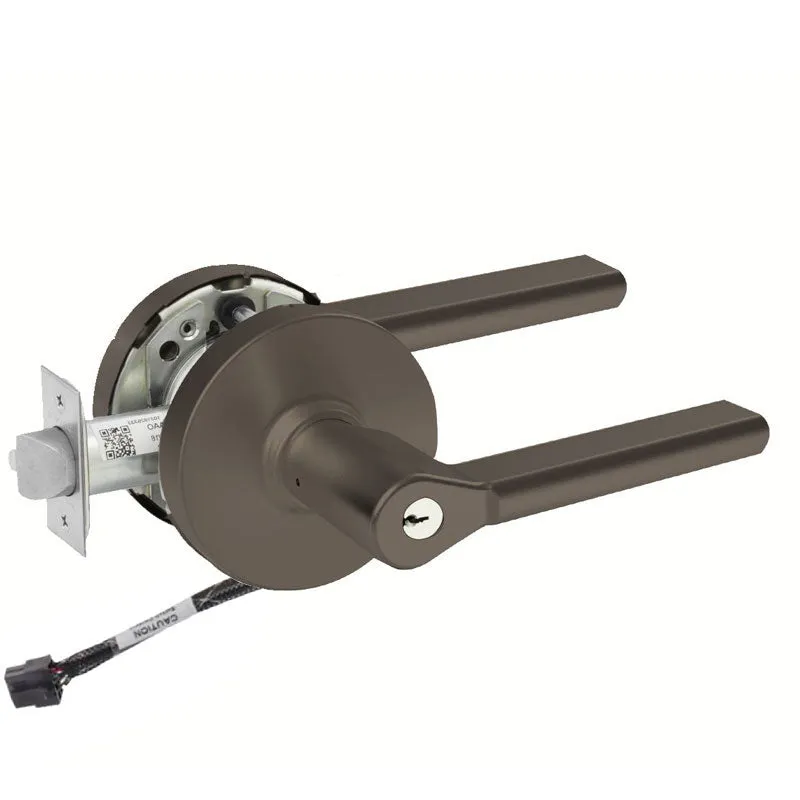 Sargent RX-10XG70-LMD Fail Safe Cylindrical Electromechanical Lock - Request to Exit, LA Keyway, L Rose, MD Lever, Grade 1