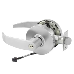 Sargent RX-10XG70-LP Fail Safe Cylindrical Electromechanical Lock - Request to Exit, LA Keyway, L Rose, P Lever, Grade 1