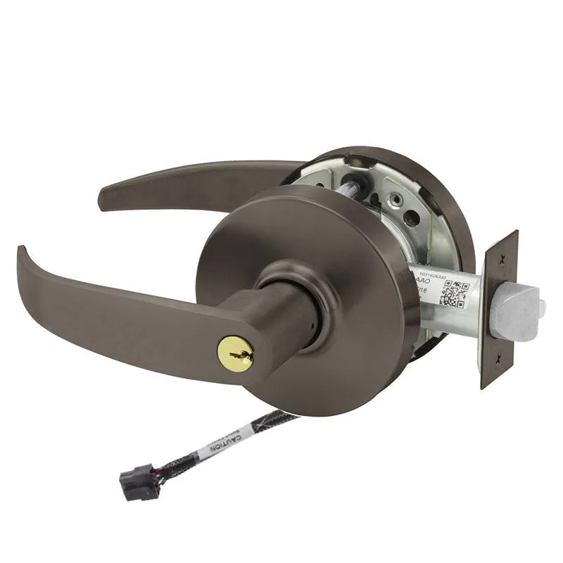 Sargent RX-10XG70-LP Fail Safe Cylindrical Electromechanical Lock - Request to Exit, LA Keyway, L Rose, P Lever, Grade 1