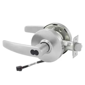 Sargent RX-70-10XG70-LB Fail Safe Cylindrical Electromechanical Lock - Request to Exit, SFIC Less Core, L Rose, B Lever, Grade 1