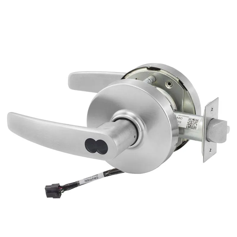 Sargent RX-70-10XG70-LB Fail Safe Cylindrical Electromechanical Lock - Request to Exit, SFIC Less Core, L Rose, B Lever, Grade 1
