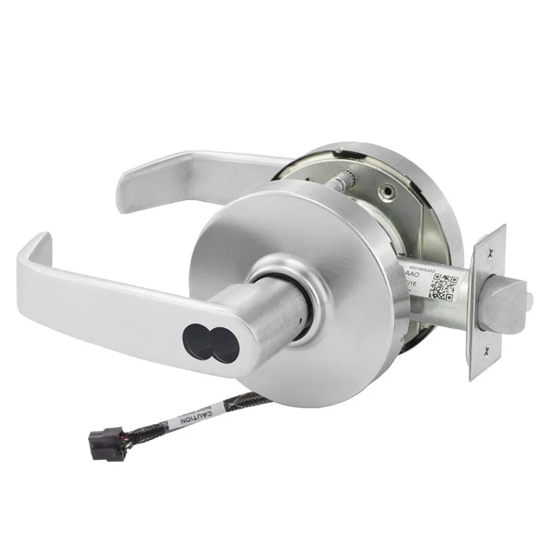 Sargent RX-70-10XG70-LL Fail Safe Cylindrical Electromechanical Lock - Request to Exit, SFIC Less Core, L Rose, L Lever, Grade 1