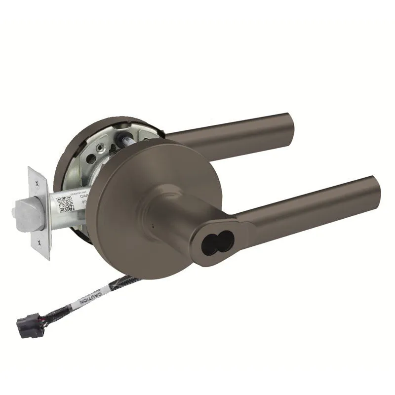 Sargent RX-70-10XG70-LMB Fail Safe Cylindrical Electromechanical Lock - Request to Exit, SFIC Less Core, L Rose, MB Lever, Grade 1