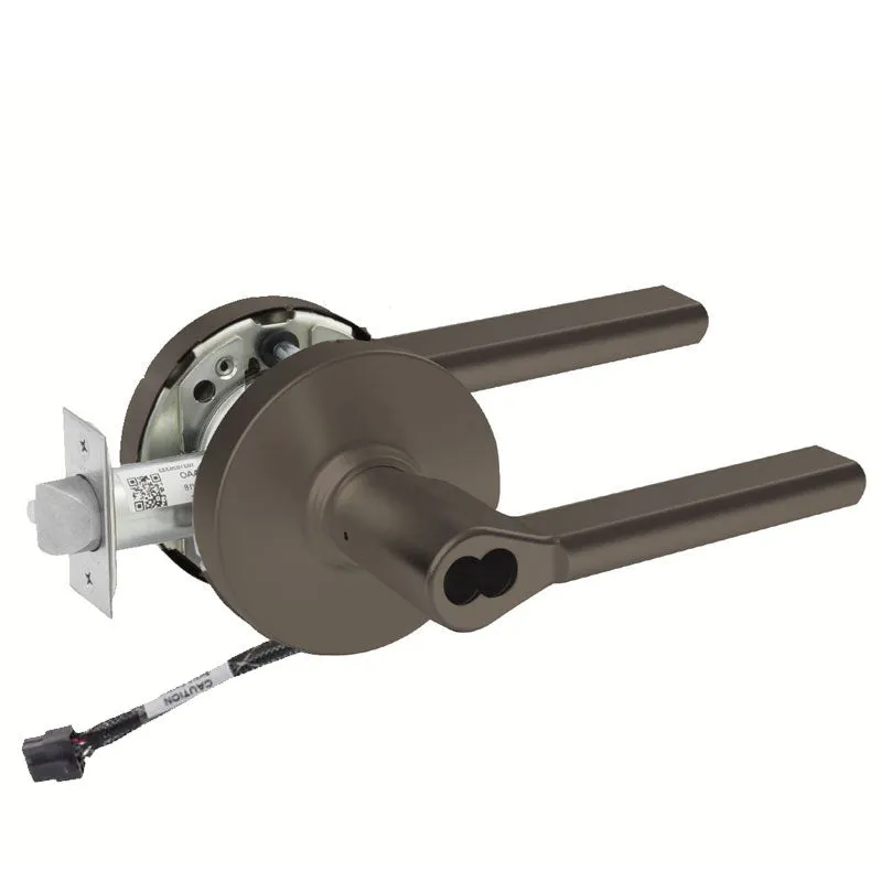 Sargent RX-70-10XG70-LMD Fail Safe Cylindrical Electromechanical Lock - Request to Exit, SFIC Less Core, L Rose, MD Lever, Grade 1