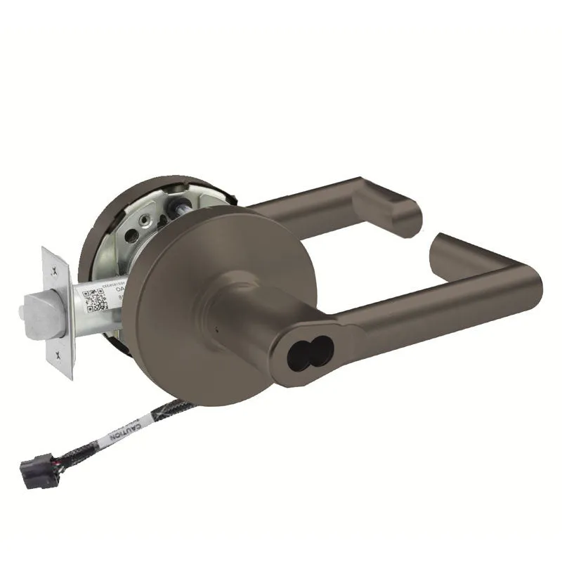 Sargent RX-70-10XG70-LMW Fail Safe Cylindrical Electromechanical Lock - Request to Exit, SFIC Less Core, L Rose, MW Lever, Grade 1