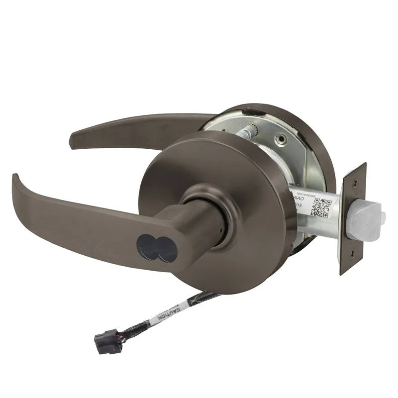 Sargent RX-70-10XG70-LP Fail Safe Cylindrical Electromechanical Lock - Request to Exit, SFIC Less Core, L Rose, P Lever, Grade 1