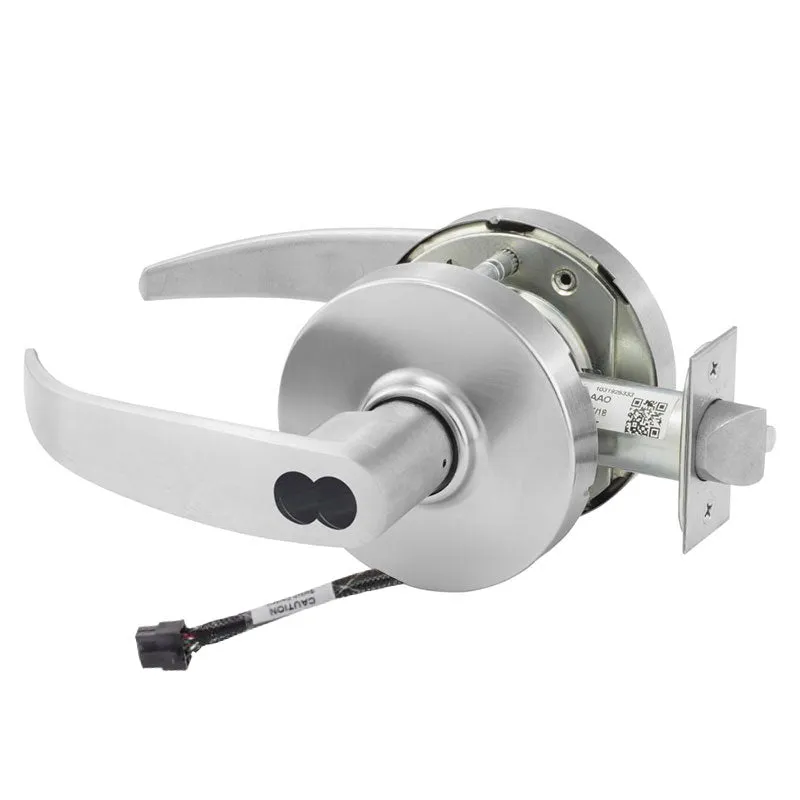 Sargent RX-70-10XG70-LP Fail Safe Cylindrical Electromechanical Lock - Request to Exit, SFIC Less Core, L Rose, P Lever, Grade 1