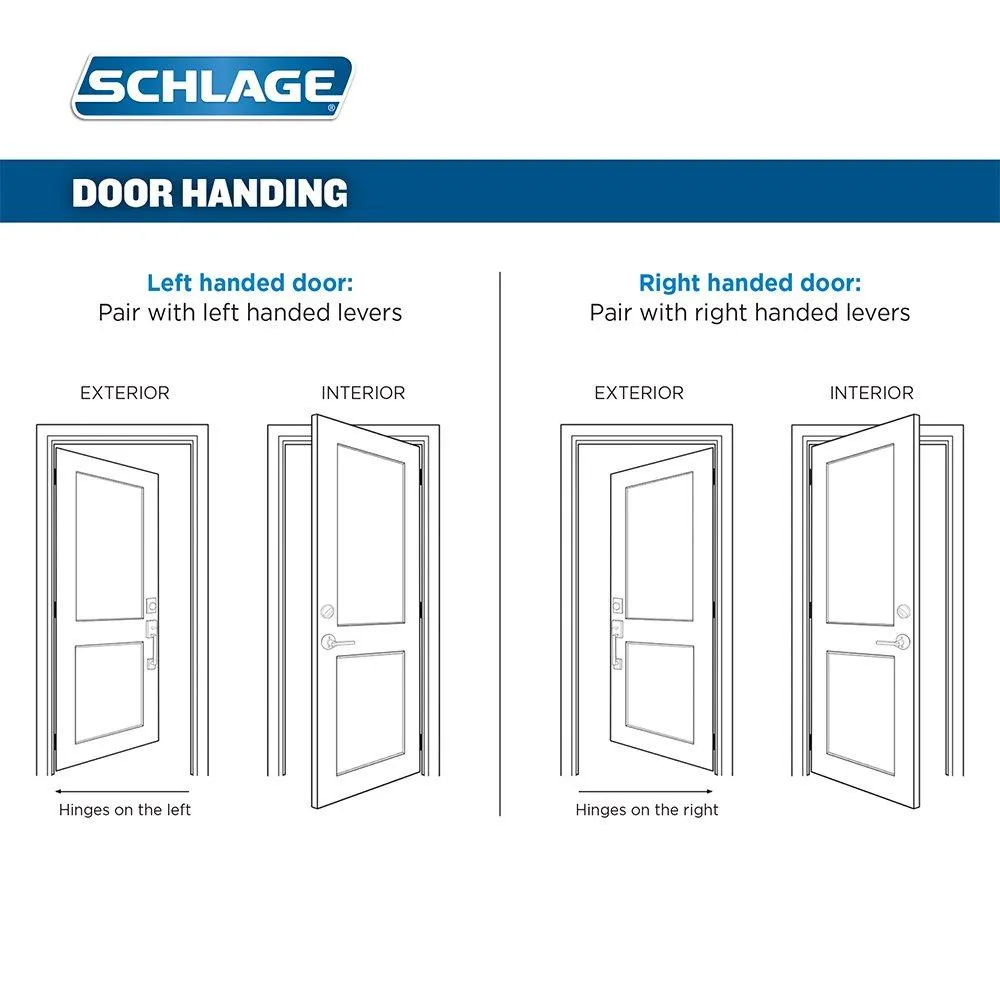 Schlage Connect Camelot Touchscreen Deadbolt with Built-In Alarm and Handleset Grip with Accent Lever, Satin Nickel, FE469NX ACC 619 CAM RH, Works with Alexa