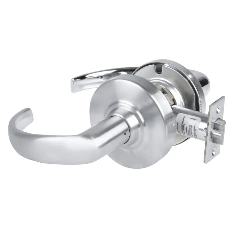 Schlage ND12DEU-SPA-626 Electrified Cylindrical Lock, Exit Function, Satin Chrome