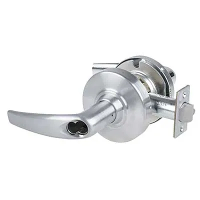 Schlage ND80BD-EU-ATH-626  Electrified Storeroom Lock, Fail Secure, Athens Lever, SFIC Less Core, Satin Chrome