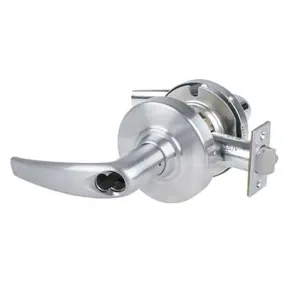 Schlage ND80BD-EU-ATH-626  Electrified Storeroom Lock, Fail Secure, Athens Lever, SFIC Less Core, Satin Chrome