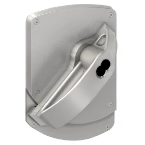 Schlage ND80JD-EL-HSLR-630 Electrically Ligature Resistant Cylindrical Lock, Storeroom Function, FSIC Prep Less Core, Satin Stainless Steel