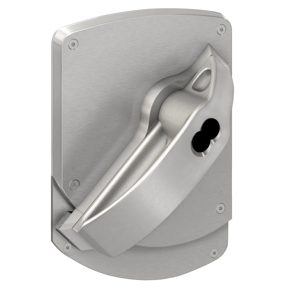 Schlage ND80JD-EL-HSLR-630 Electrically Ligature Resistant Cylindrical Lock, Storeroom Function, FSIC Prep Less Core, Satin Stainless Steel
