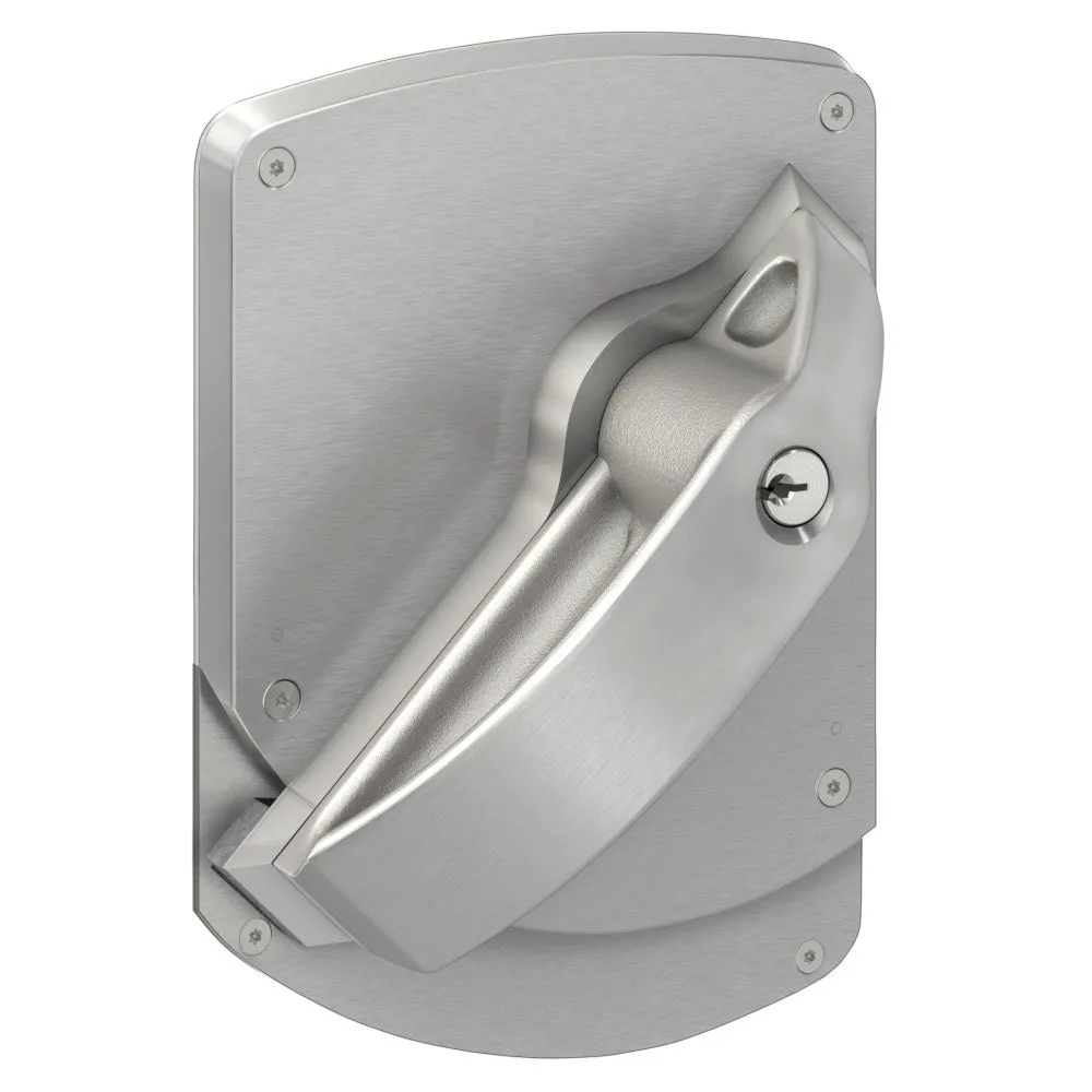 Schlage ND80PD-EU-HSLR-630 Electrically Ligature Resistant Cylindrical Lock, Storeroom Function, Sch "C" Keyway Keyed Random, Satin Stainless Steel