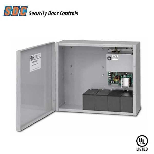 SDC - 634 - Low Voltage Power Supply - 16" x 14" Cabinet - 4 Amps - 12/24VDC - Battery Charger - Fire Rated