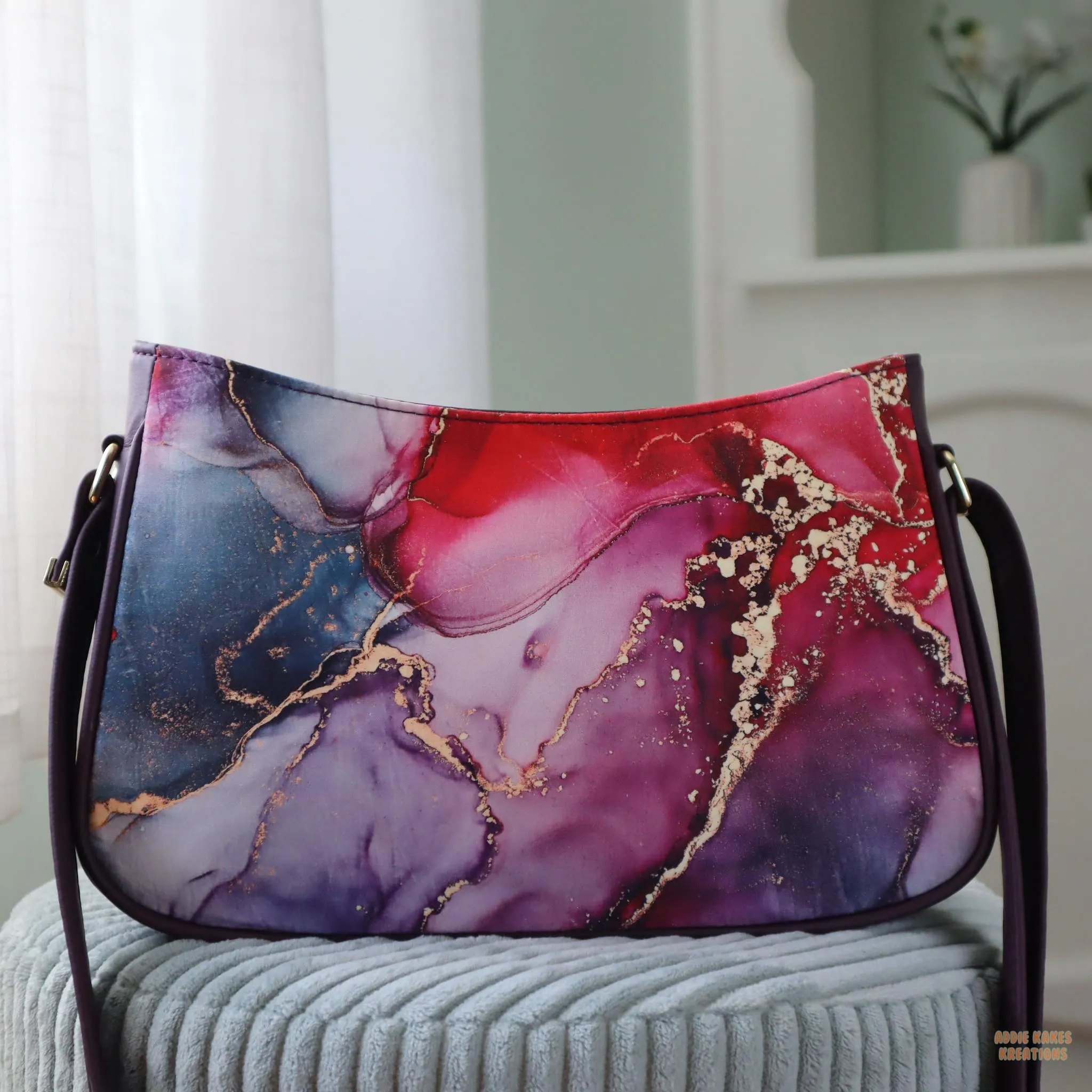 Sewing Pattern with video | Iris Shoulder Bag
