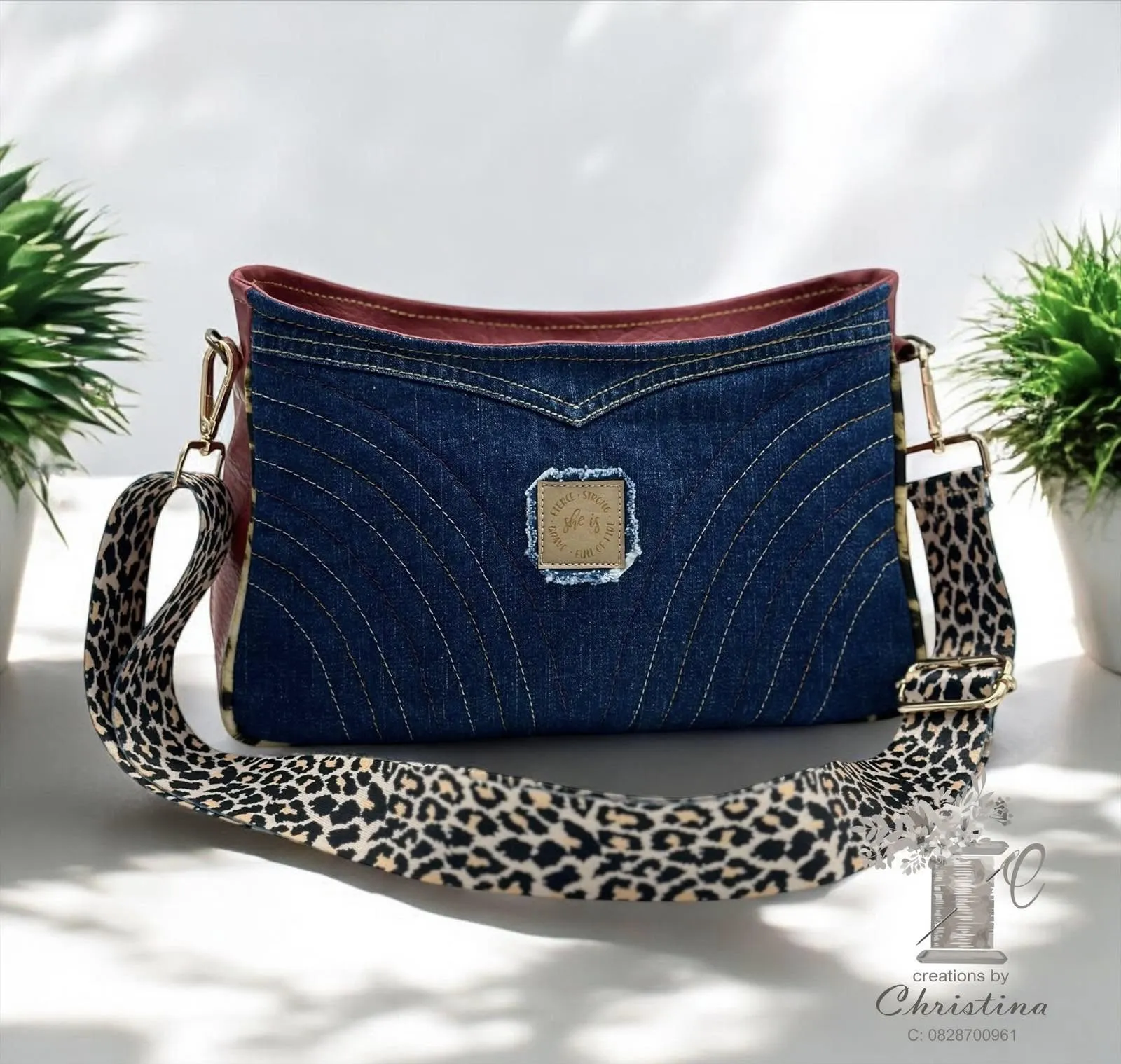 Sewing Pattern with video | Iris Shoulder Bag