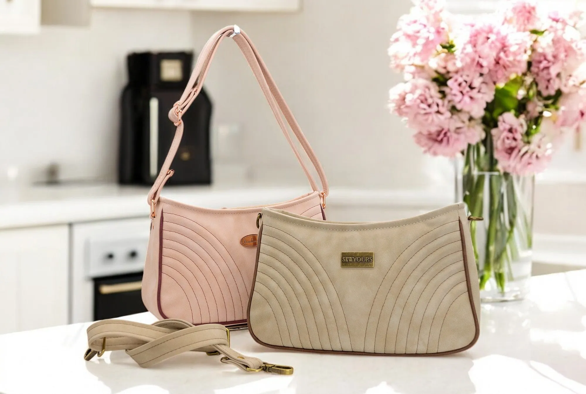 Sewing Pattern with video | Iris Shoulder Bag
