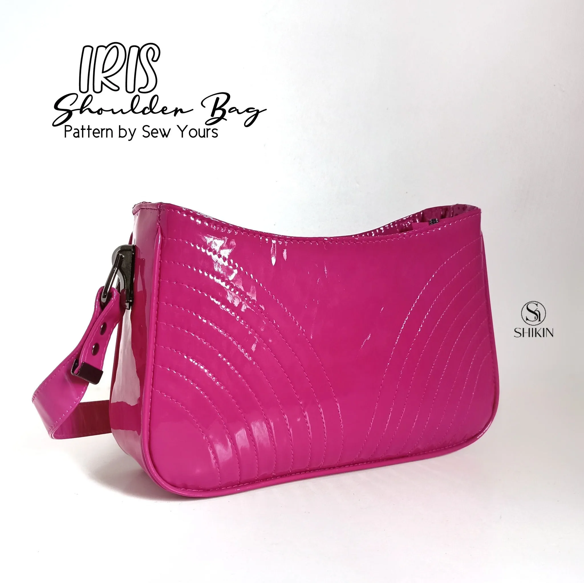 Sewing Pattern with video | Iris Shoulder Bag