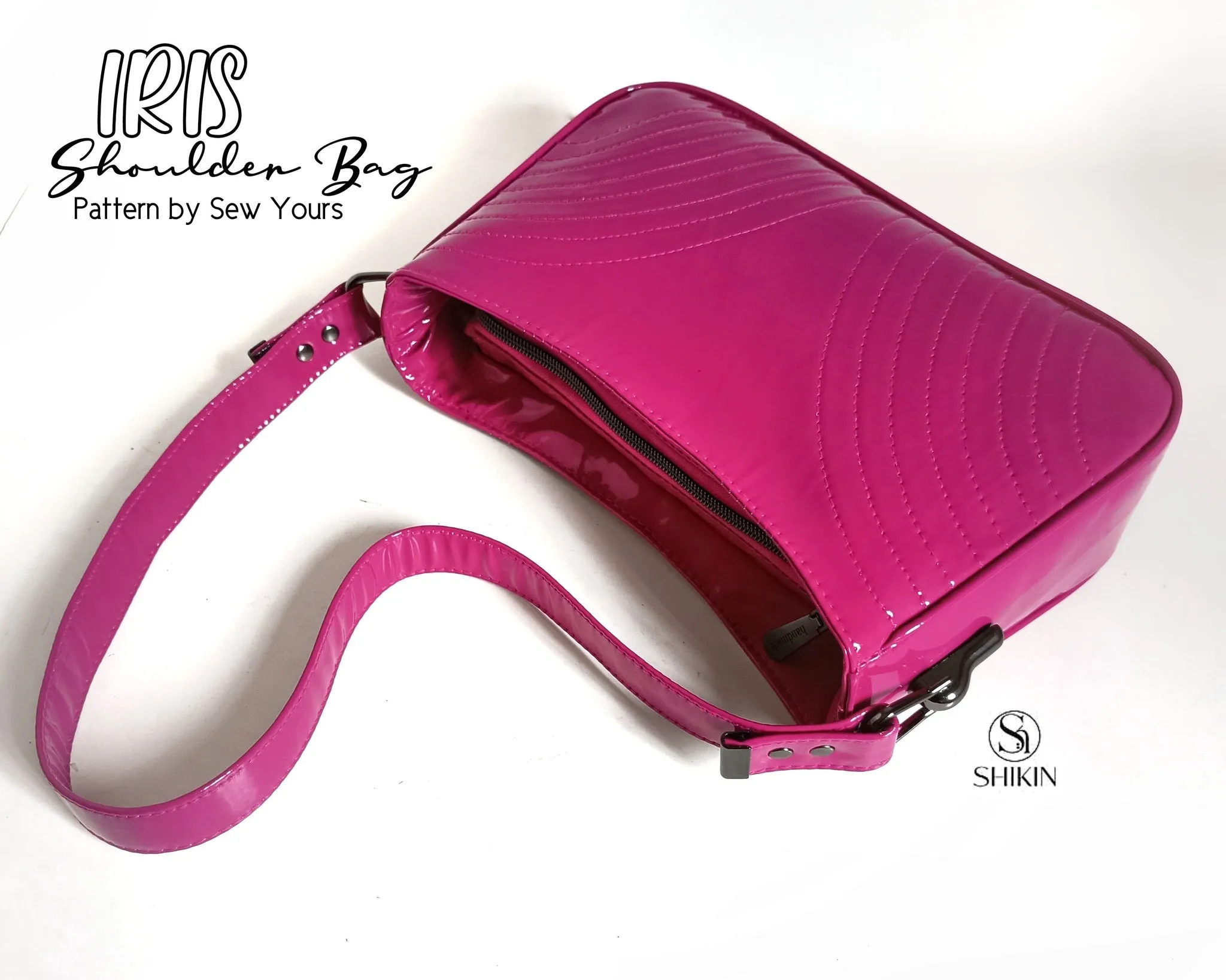 Sewing Pattern with video | Iris Shoulder Bag