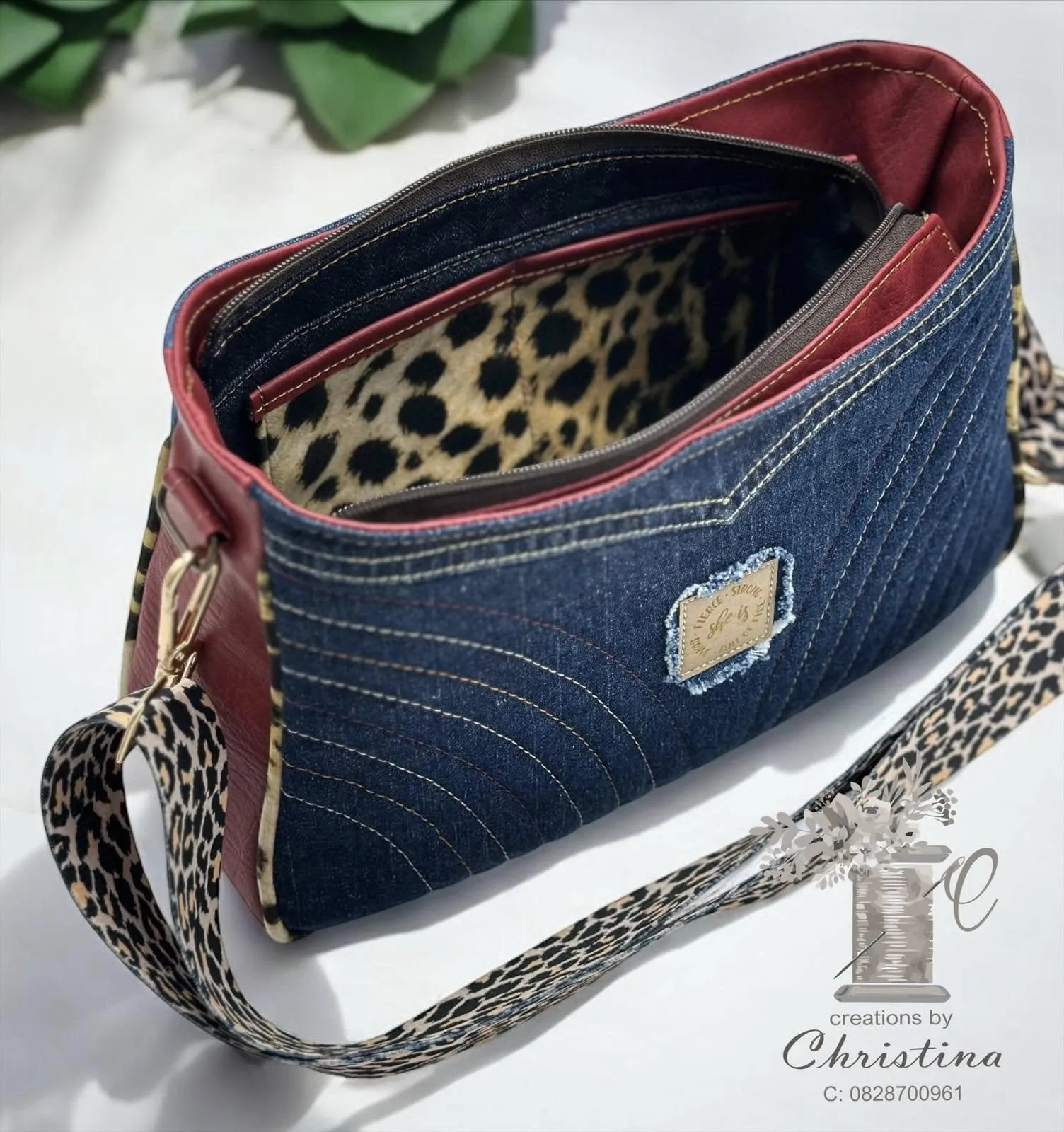 Sewing Pattern with video | Iris Shoulder Bag