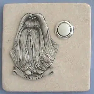 Shihtzu Dog Breed Stone Doorbell
