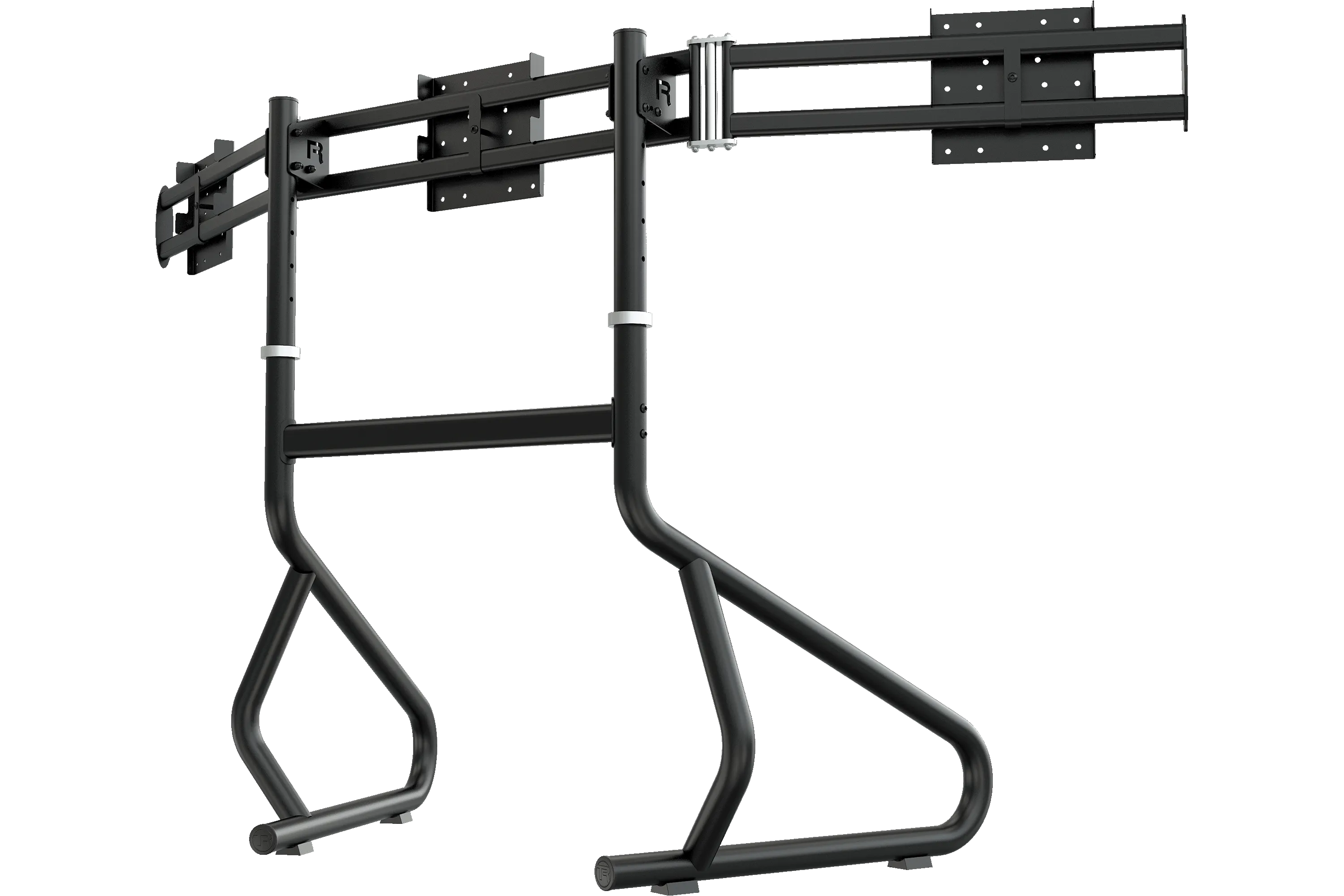 Small Freestanding Triple Monitor Stand - 22" to 32" Displays