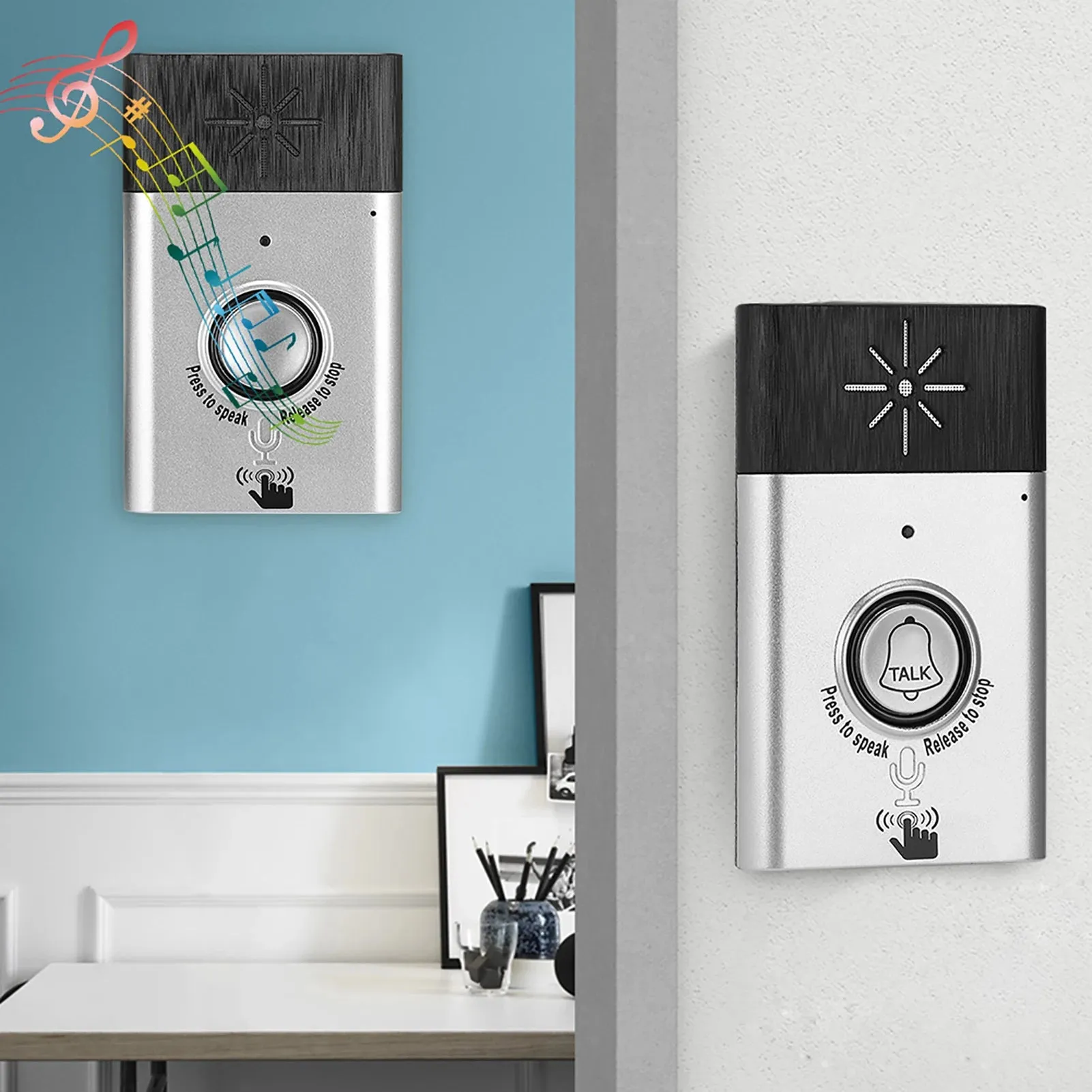 Smart Wireless Voice 2-Way Intercom Doorbell Access Control System