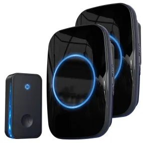 SMATRUL Self-Powered Doorbell, 1 transmitter   2 receiver