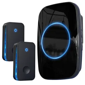 SMATRUL Self-Powered Doorbell, 2 transmitter   1 receiver