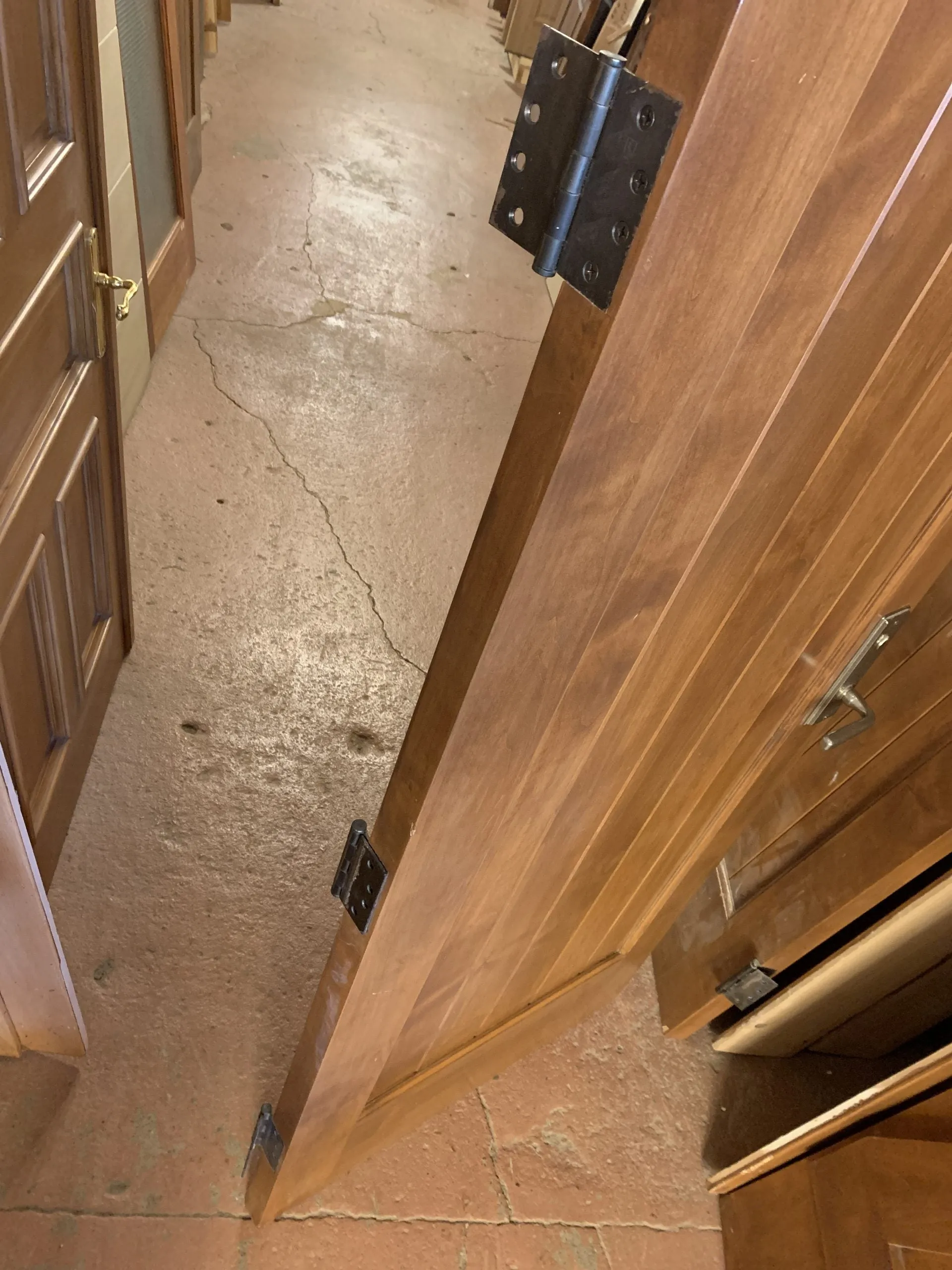 Solid Wood Interior Door, Rocky Mountain Hardware