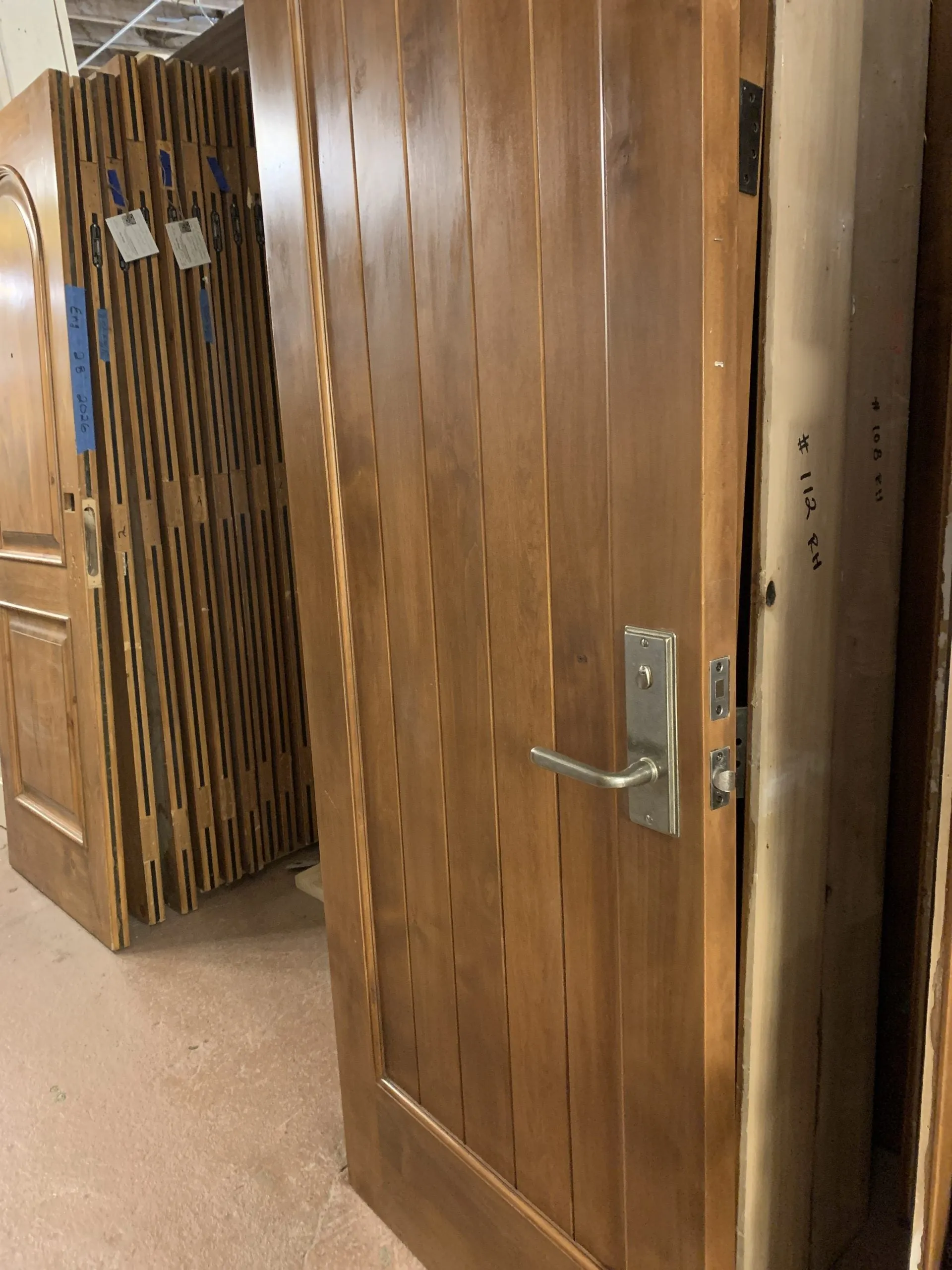 Solid Wood Interior Door, Rocky Mountain Hardware